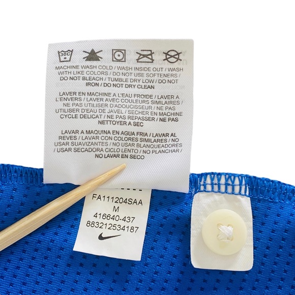 Blue NIKE GOLF Dri-Fit Sleeveless Collared Golf Shirt - Women’s M - Picture 10 of 12